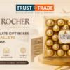 Ferrero Rocher premium chocolate gift boxes wholesale pallets Dubai warehouse — Trust N Trade UAE